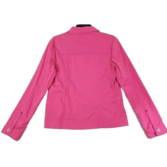 Island Republic ~Woman Size 8~ Pink Lightweight Casual Jacket/Shacket Unlined. - Picture 5 of 9